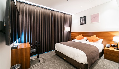 Habitación doble superior, 1 cama de matrimonio grande, no fumadores, vistas a la ciudad