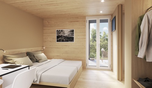 Habitación Confort con 1 cama doble o 2 individuales
