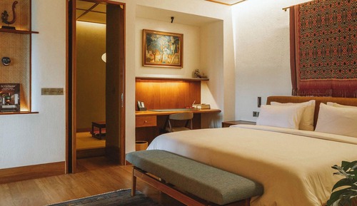 Suite Elite, 1 cama de matrimonio grande, señalización en braille, vistas al valle