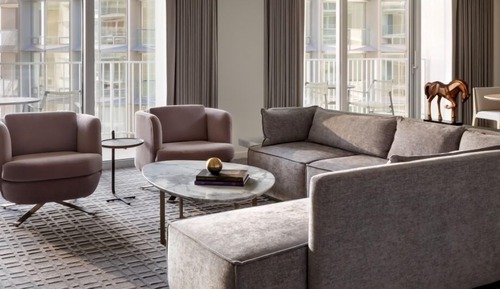Fairmont Gold, Suite estudio, 2 camas de matrimonio