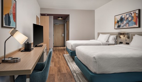 Habitación, 2 camas de matrimonio, accesible para personas con discapacidad (Hearing)