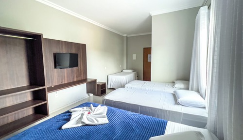 Habitación familiar, varias camas