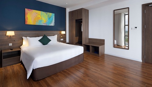 Habitación doble superior, vistas al jardín