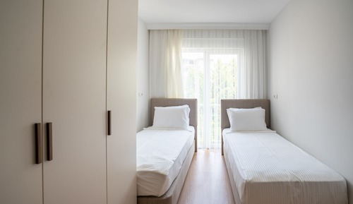 Apartamento familiar, vistas al jardín