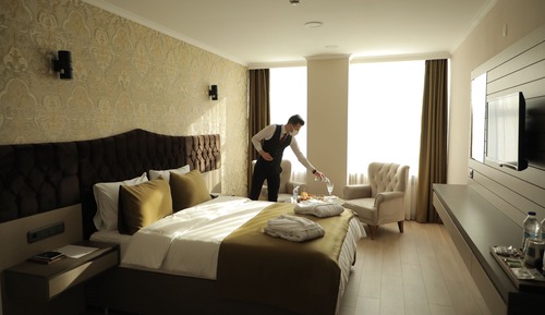 Habitación Deluxe, 1 cama de matrimonio grande, vistas a la ciudad