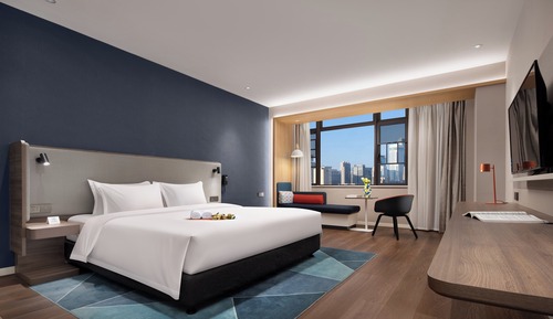 Habitación estándar, 1 cama de matrimonio grande, vistas a la ciudad