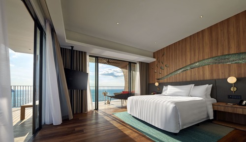 Suite Deluxe, 1 cama de matrimonio grande, vistas al mar
