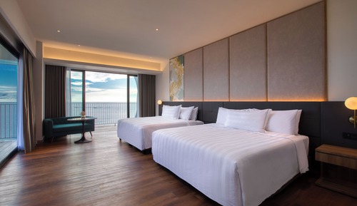 Habitación Premier, varias camas, en esquina (Ocean)