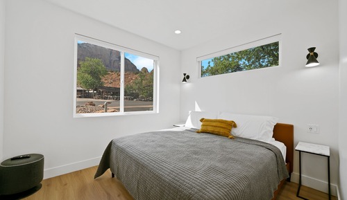 Bungalow Deluxe, 1 cama de matrimonio grande con sofá cama, vistas a la montaña