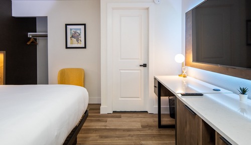 Habitación estándar, 1 cama de matrimonio grande, no fumadores, frigorífico y microondas
