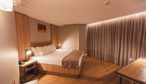 Habitación estándar doble, 1 cama de matrimonio grande