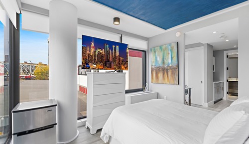 Suite estudio estándar, 1 cama doble, balcón