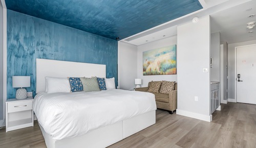 Suite estudio Deluxe, 1 cama de matrimonio grande, balcón