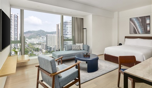 Estudio, 1 cama de matrimonio grande, vistas al jardín (Residence)