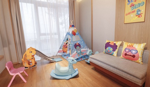 Habitación Premium, varias camas, vistas al lago