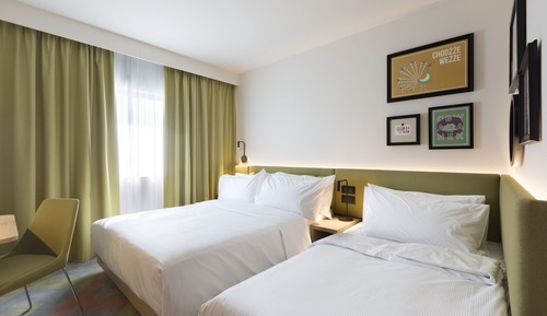 Habitación, 1 cama de matrimonio con sofá cama
