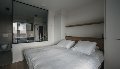 Apartamento familiar, 2 habitaciones, sauna, vistas al mar (The North-South)