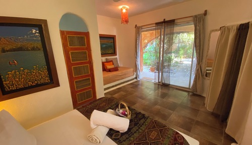 Habitación, vistas al jardín