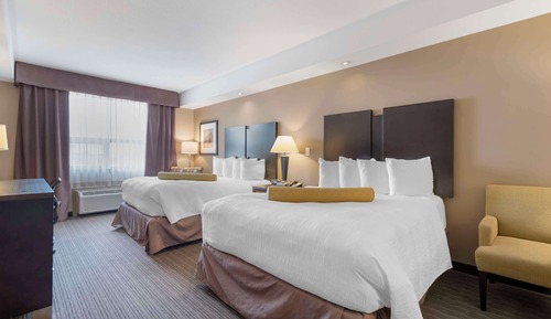 Habitación estándar, 2 camas de matrimonio, accesible para personas con discapacidad, no fumadores