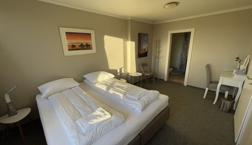 Habitación estándar con 1 cama doble o 2 individuales, baño privado