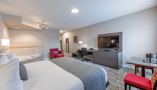 Suite, 1 cama de matrimonio grande, bañera de hidromasaje