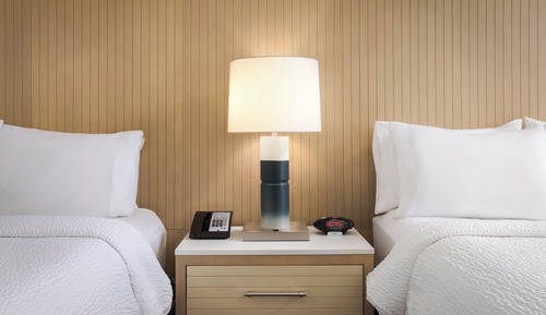 Habitación estándar, 2 camas de matrimonio, vistas al mar