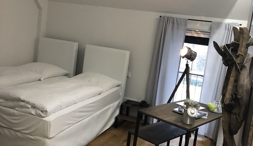 Habitación con 1 cama doble o 2 individuales