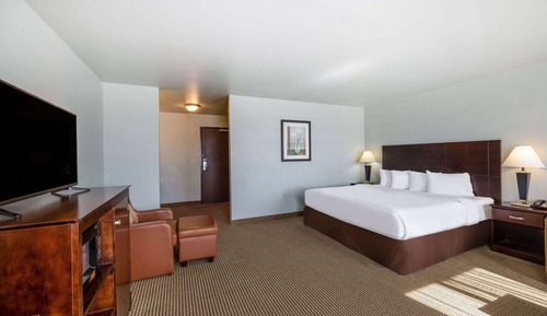 Suite, 1 cama de matrimonio grande, no fumadores (1-Bedroom, Mobility, Roll-In Shower)