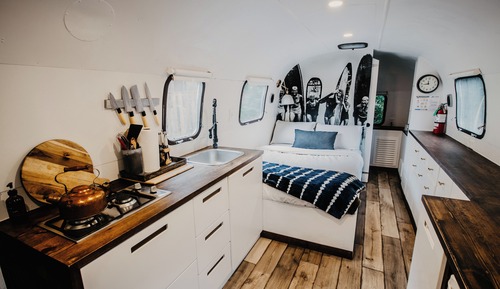 Casa móvil clásica, baño privado