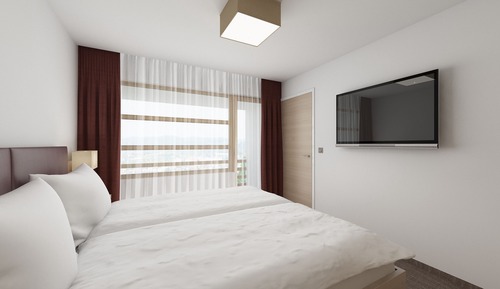 Habitación familiar, 2 habitaciones, balcón, vistas a la montaña (Arnika)