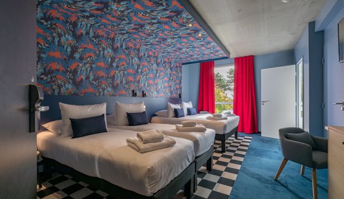 Habitación superior, varias camas