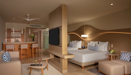 Suite junior, 2 camas dobles, vistas a la laguna (Allure - Live Big)
