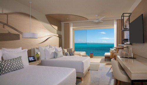 Suite junior, 2 camas dobles, frente al mar (Xhale Club)