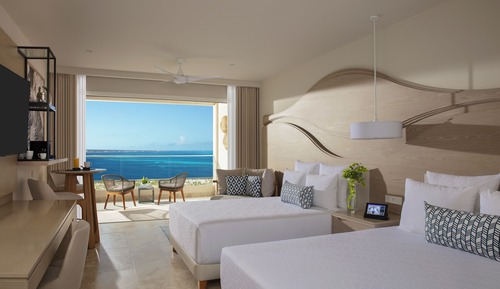 Suite junior, 2 camas dobles, frente al mar (Xcelerate)