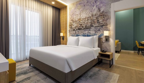 Suite junior, 1 cama de matrimonio grande, no fumadores, balcón