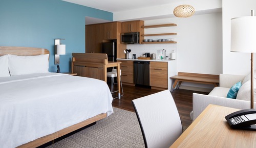 Estudio, 1 cama de matrimonio grande con sofá cama, no fumadores