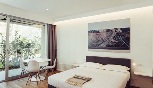 Suite estudio estándar, vistas al jardín