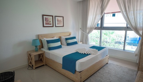 Apartamento estándar, 2 habitaciones, cocina, vistas a la piscina