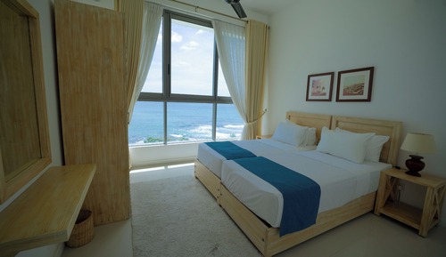 Apartamento Deluxe, 3 habitaciones, cocina, vistas al mar
