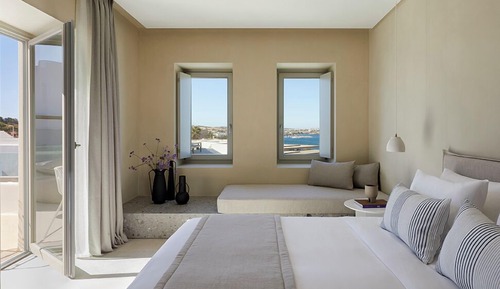 Habitación Confort, bañera de hidromasaje, vistas al mar