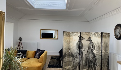 Suite estudio superior, 1 cama de matrimonio grande, no fumadores, vistas al mar