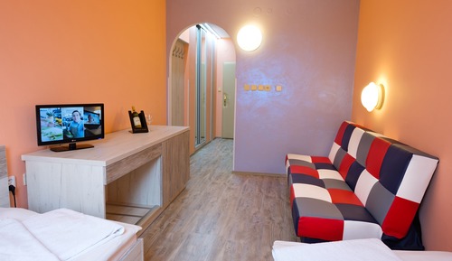 Habitación con 1 cama doble o 2 individuales