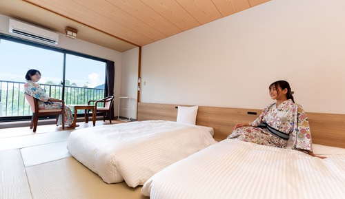 Habitación cuádruple, no fumadores (Japanese Style Room with Low Beds)