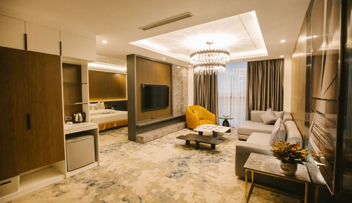 Habitación Grand, 1 cama de matrimonio grande, vistas al río