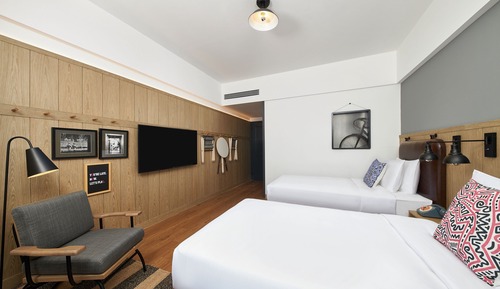 Habitación estándar, 2 camas individuales, vistas a la ciudad