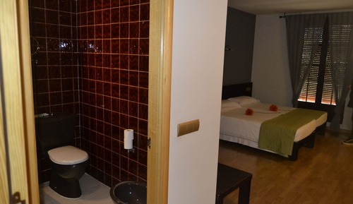 Habitación básica con 1 cama doble o 2 individuales