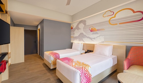 Habitación de lujo con 2 camas individuales