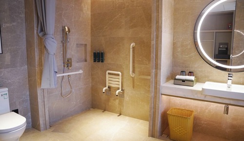 Habitación, 1 cama de matrimonio grande, accesible para personas con discapacidad