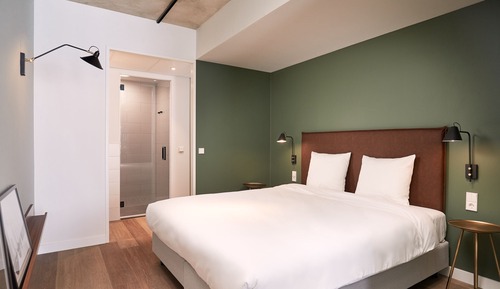 Estudio, 1 cama de matrimonio grande