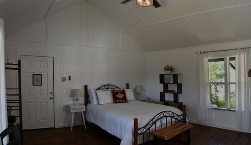 Cabaña de lujo, 1 cama de matrimonio, accesible para personas con discapacidad, vistas al río